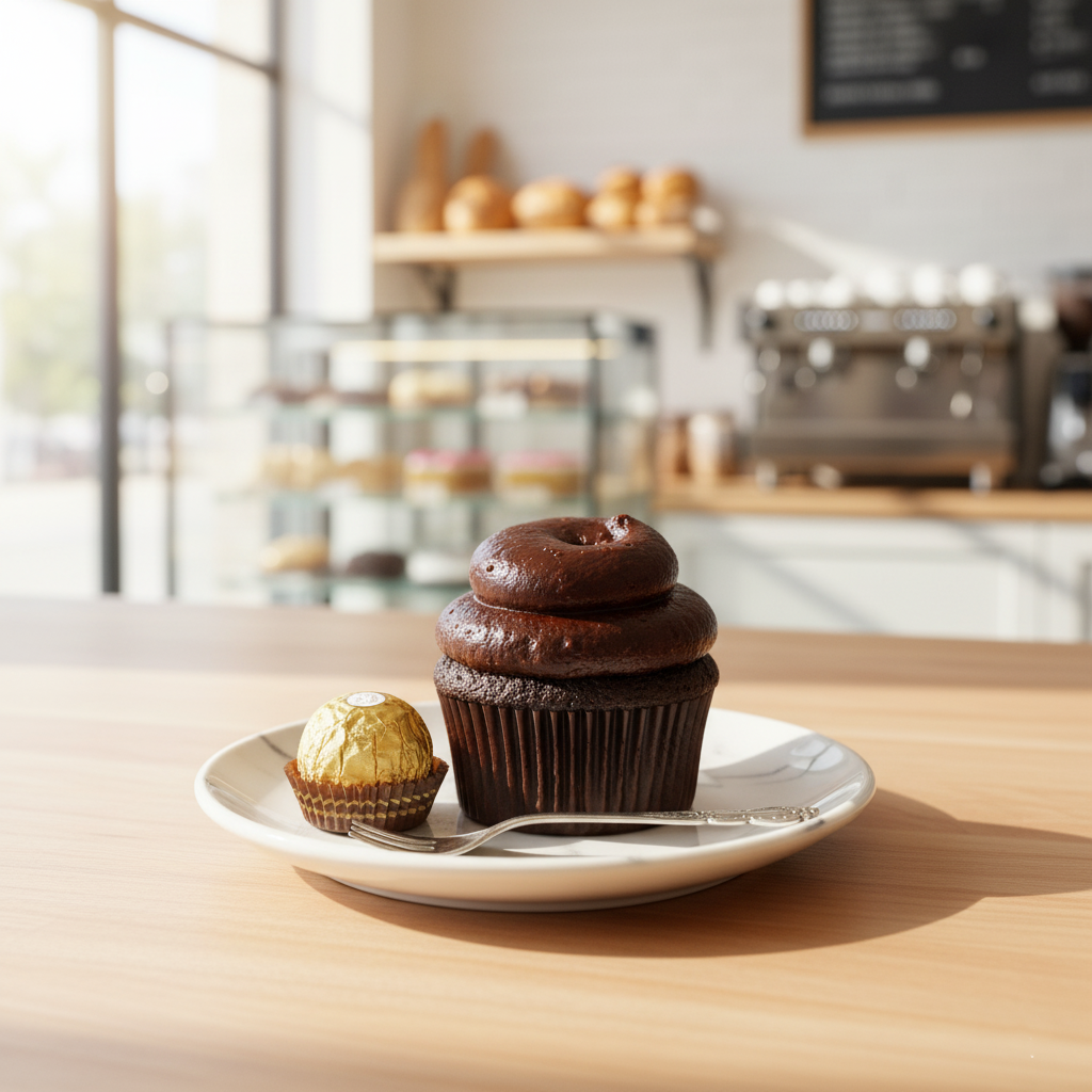 Ferrero Rocher Cupcake